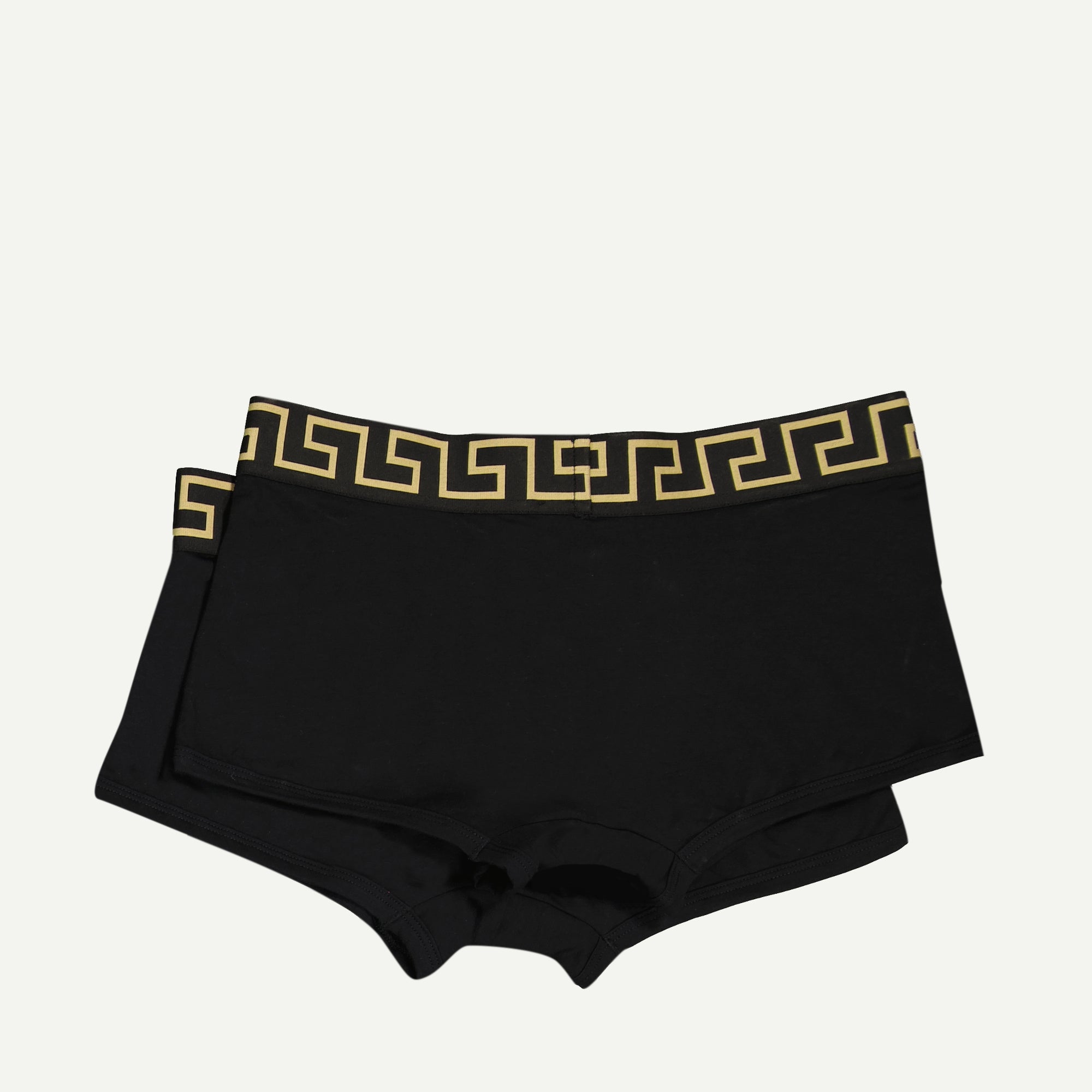 black boxers, cotton elastane blend, winter essentials, Versace boxers, men's fashion underwear