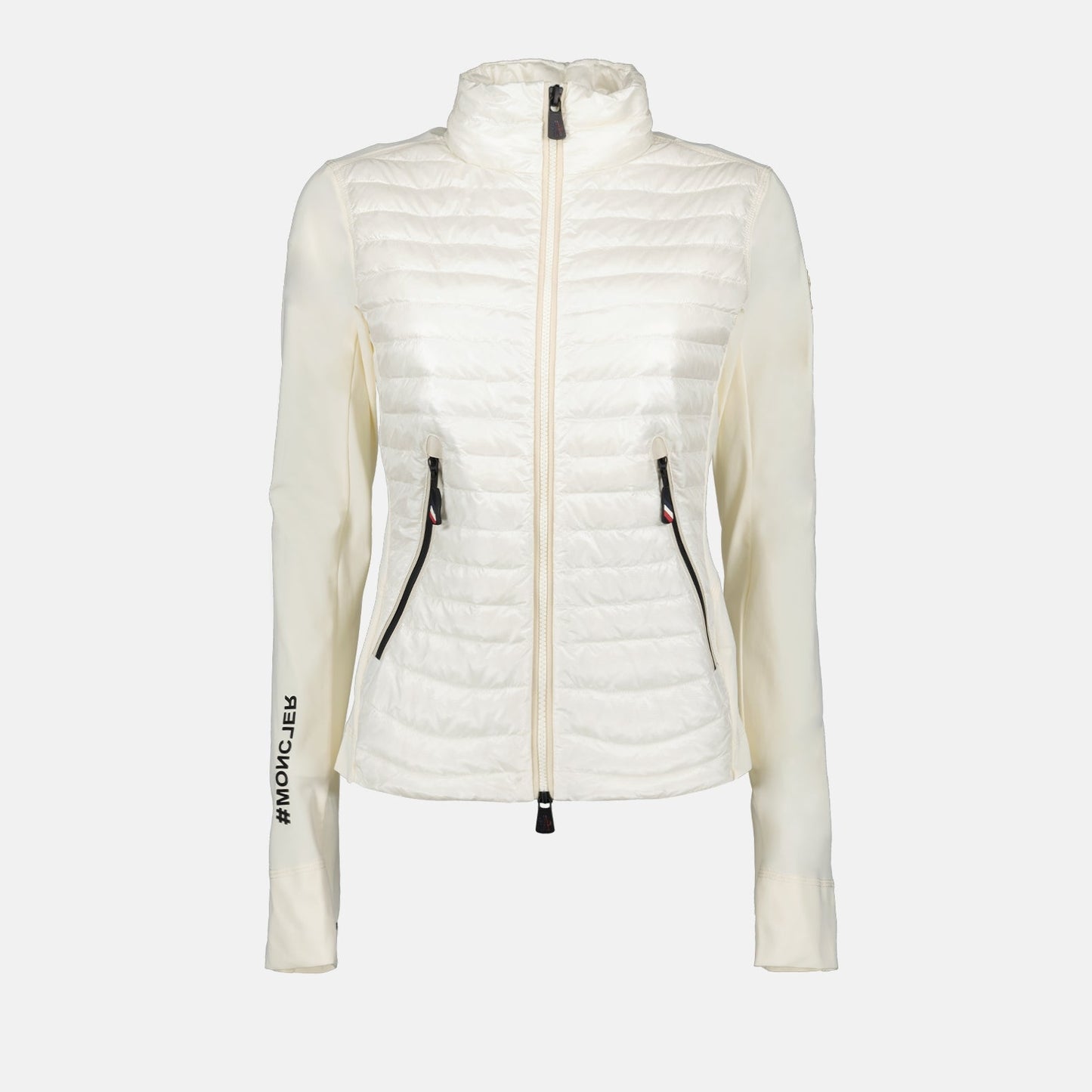 Moncler Grenoble, Two-Tone Jacket, White Jacket, Spring-Summer 2024, Luxury Nylon Jacket