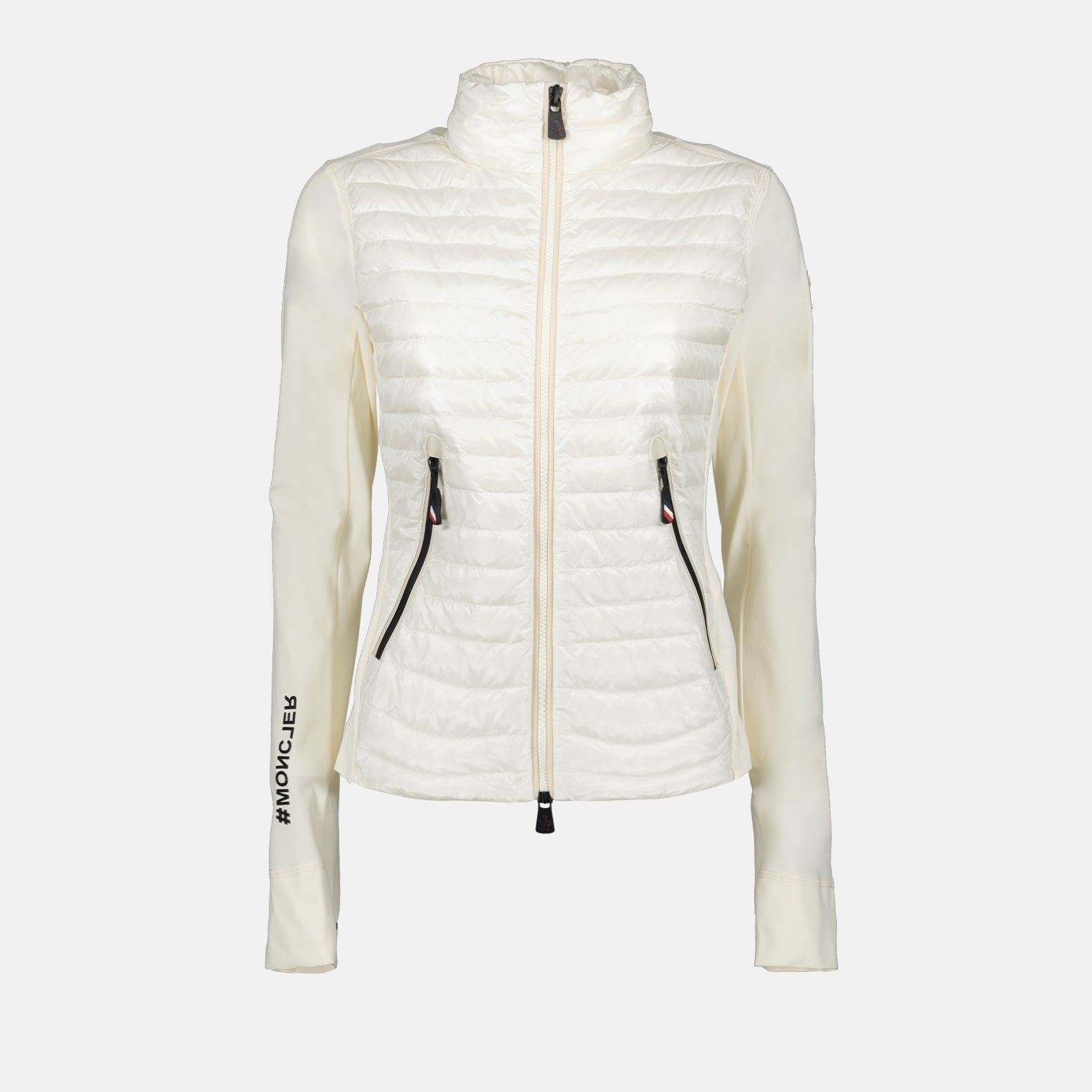 Moncler Grenoble, Two-Tone Jacket, White Jacket, Spring-Summer 2024, Luxury Nylon Jacket