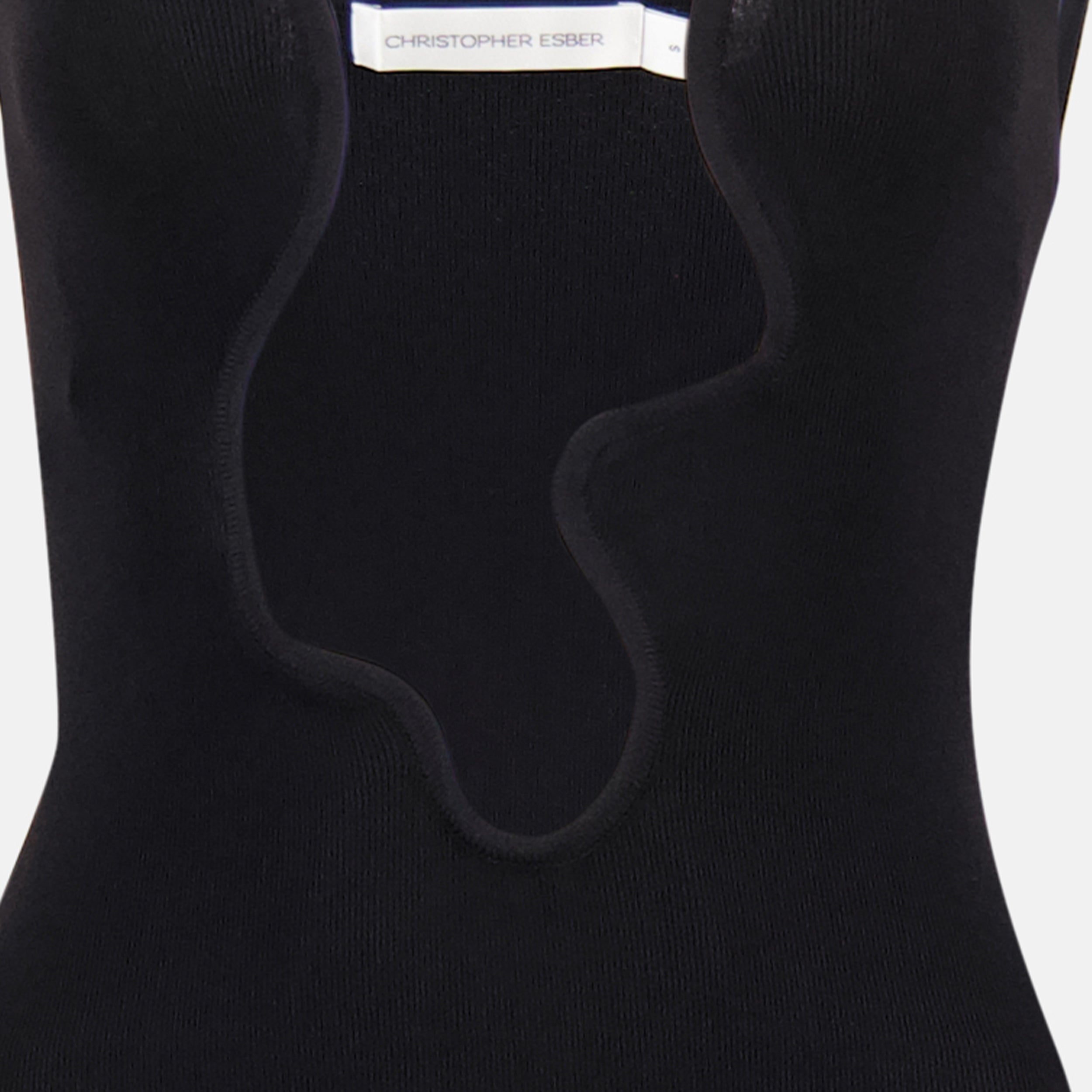 Salacia Dress, Christopher Esber, black dress, sleeveless dress, Autumn-Winter 2025