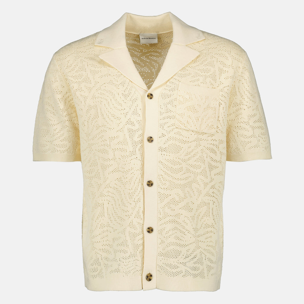 Camisa de Encaje Beige - Colección Primavera-Verano 2026