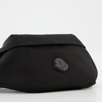 Moncler Durance bag, black waist bag, men's accessories, nylon waist bag, stylish travel pouch