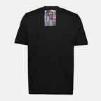 Image of T-Box-T3 Black T-Shirt by Diesel for Men - Season Autumn-Winter 2025 - Product detail view 1