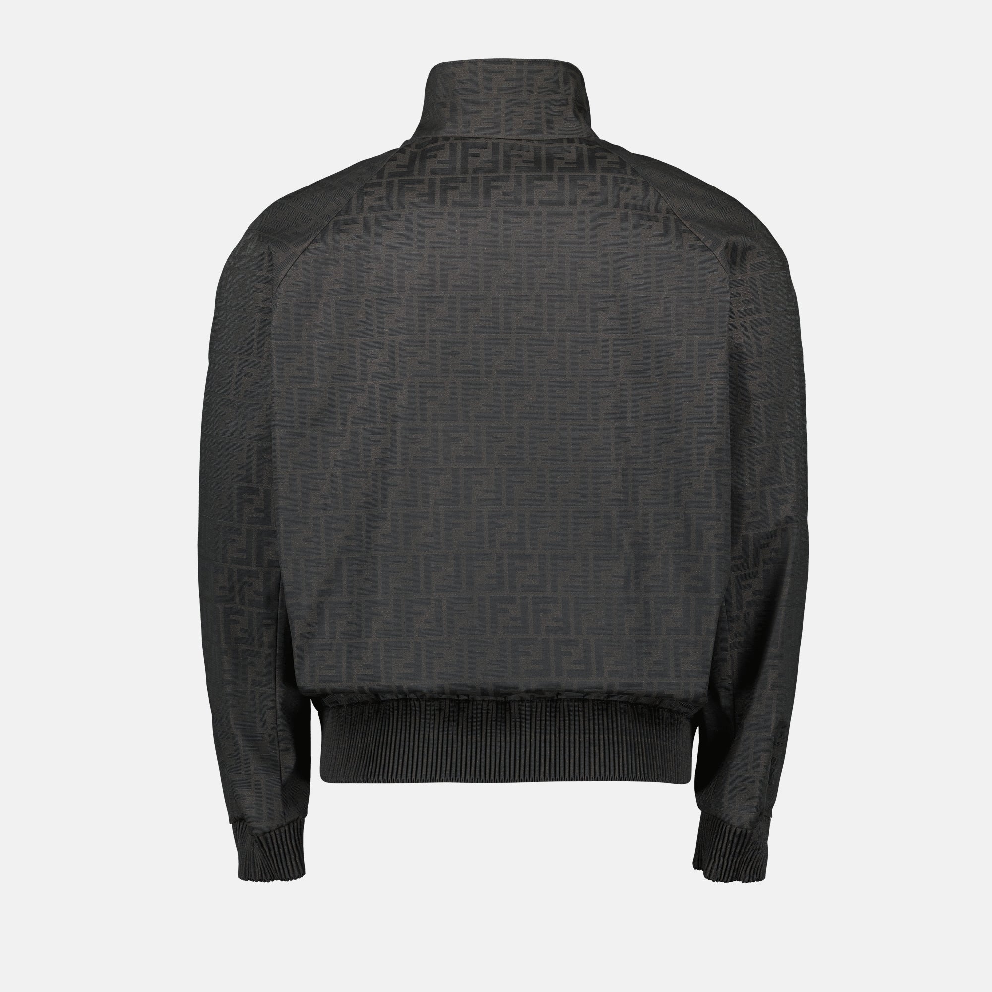 Image d'une veste blouson en nylon raffiné par Fendi pour hommes - Saison Automne-Hiver 2024 - Détail 2