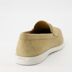 Image of Granville Beige Loafers by Dior for Men - Season Autumn-Winter 2025 - Back View