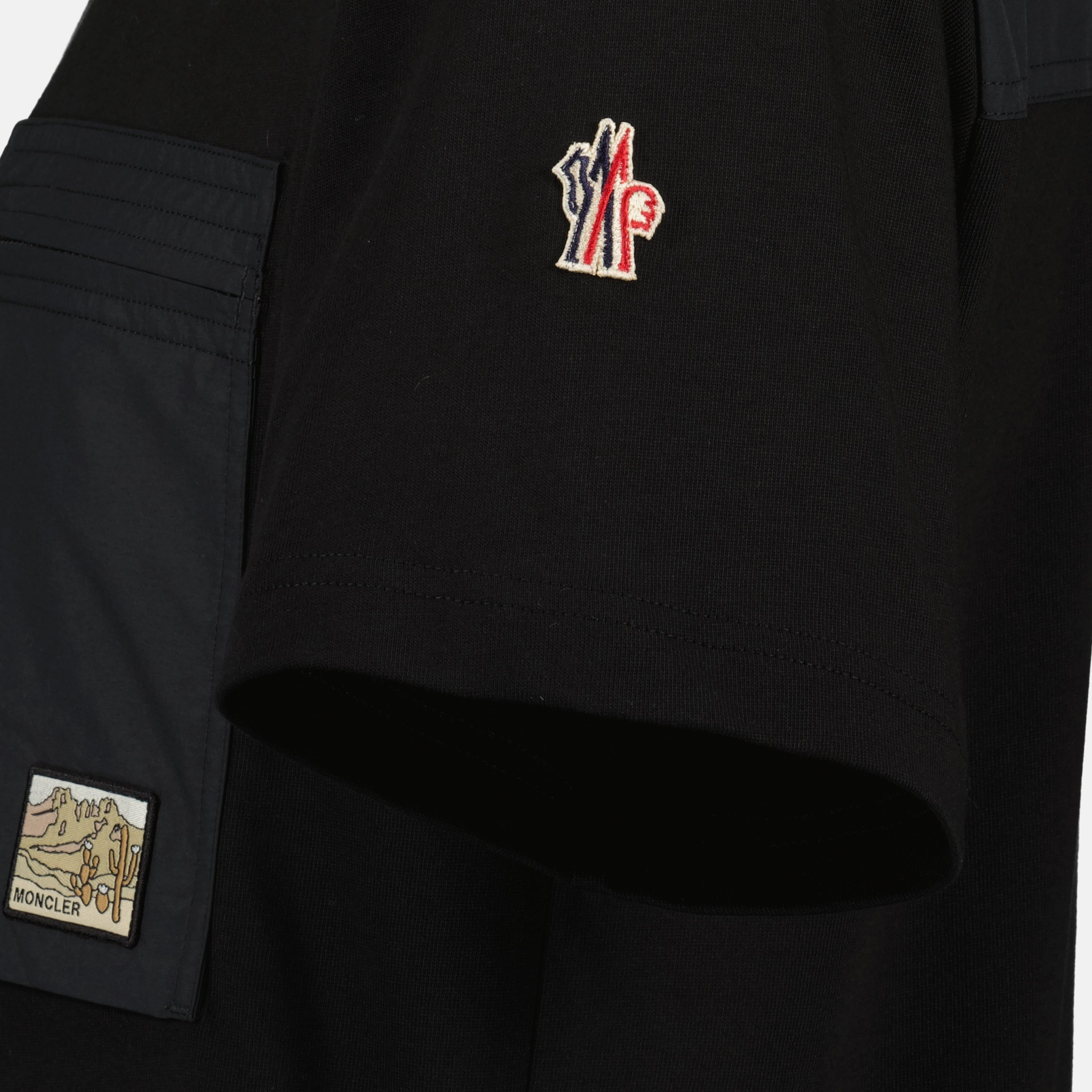 Black Pocket T-shirt - Moncler Grenoble - Men | WE IN STYLE