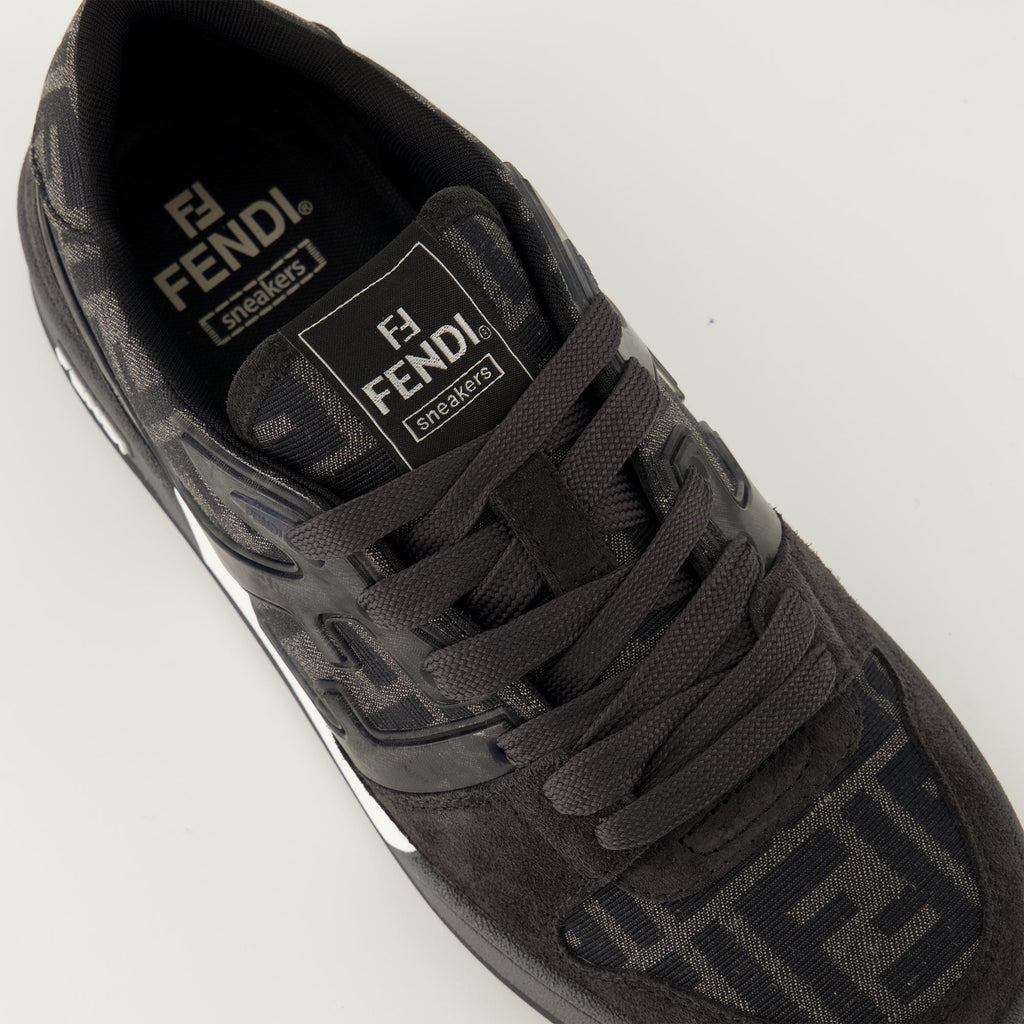 Fendi sneakers, black sneakers, luxury footwear, casual elegance, designer sneakers