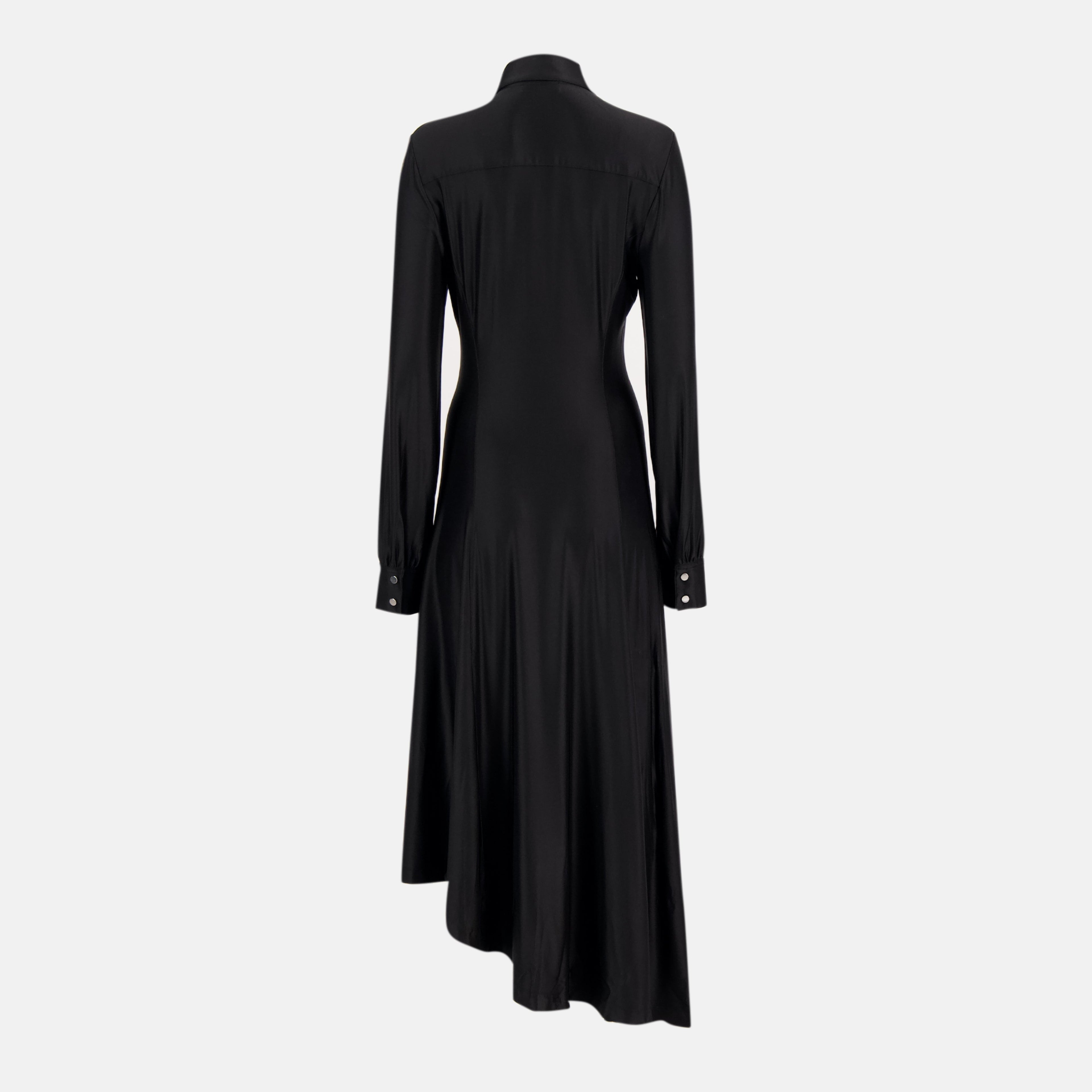 Image of Long Draped Dress by Rabanne for Women - Season Autumn-Winter 2025 - Back View