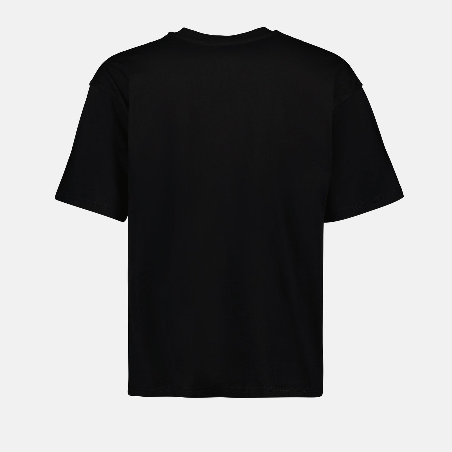 Diesel T-shirt, black cotton tee, classic round neck, premium men's clothing, luxury fashion staples