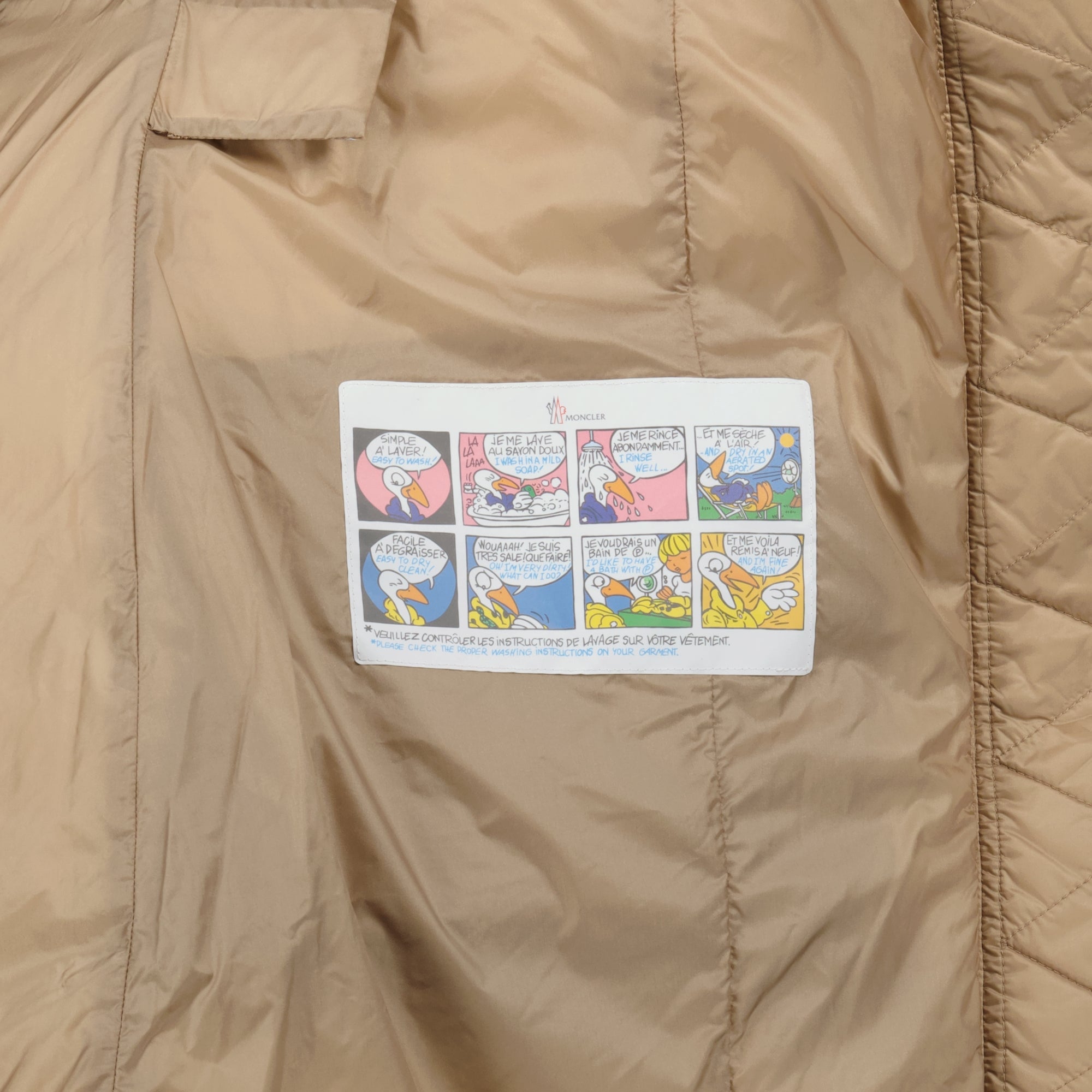 Moncler down jacket, long down coat, Autumn-Winter 2025, women's outerwear, brown jacket