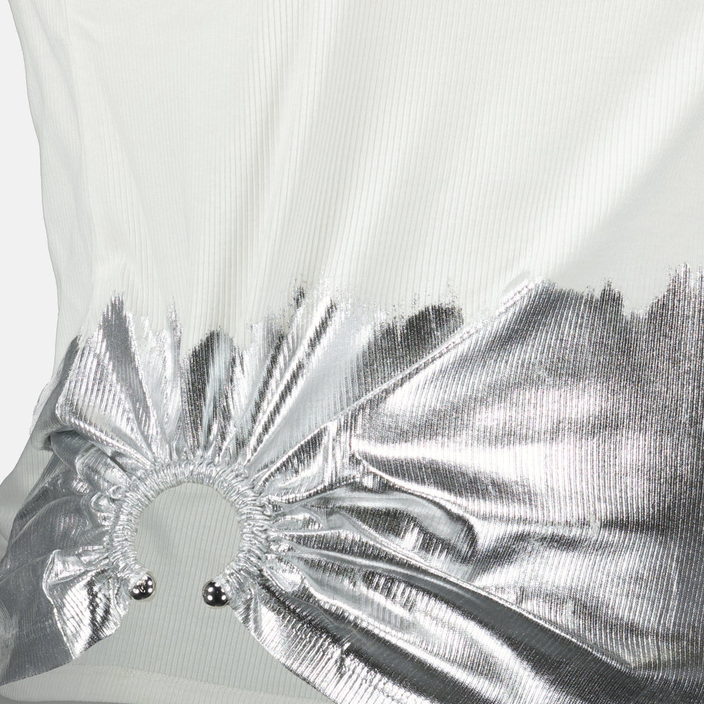 ホワイトジャージータンクトップ