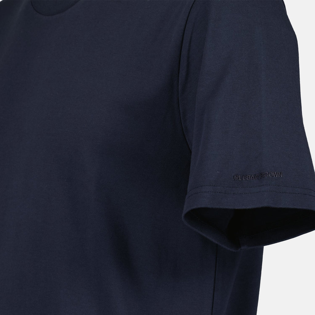 navy blue t-shirt, Orlebar Brown, standard t-shirt, luxury cotton t-shirt, Autumn-Winter 2024