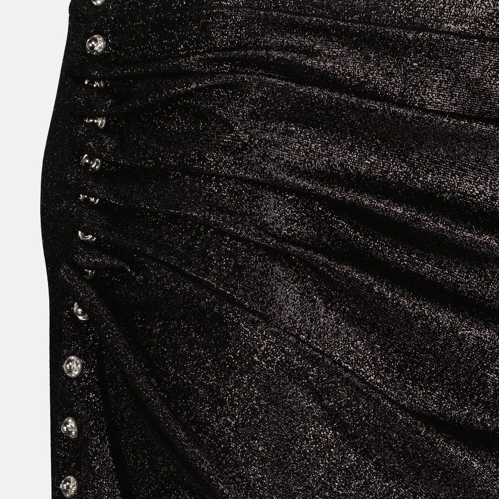 Drapierte Midi-Jersey-Rock