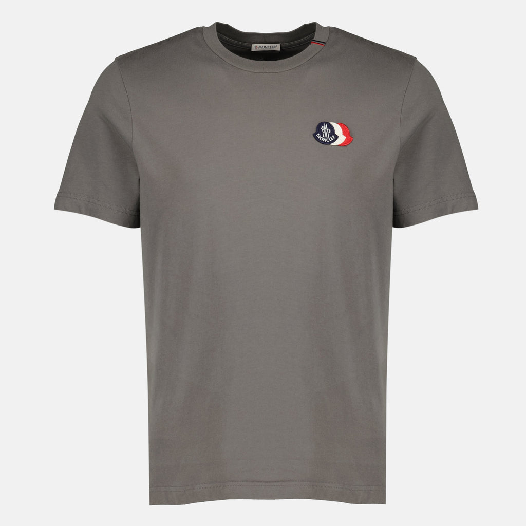 T-shirt en coton avec logo tricolore