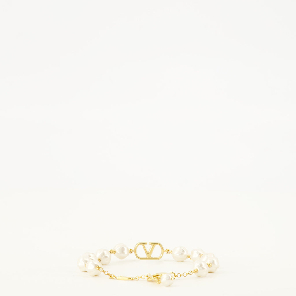 Vlogo Bracelet with Beads