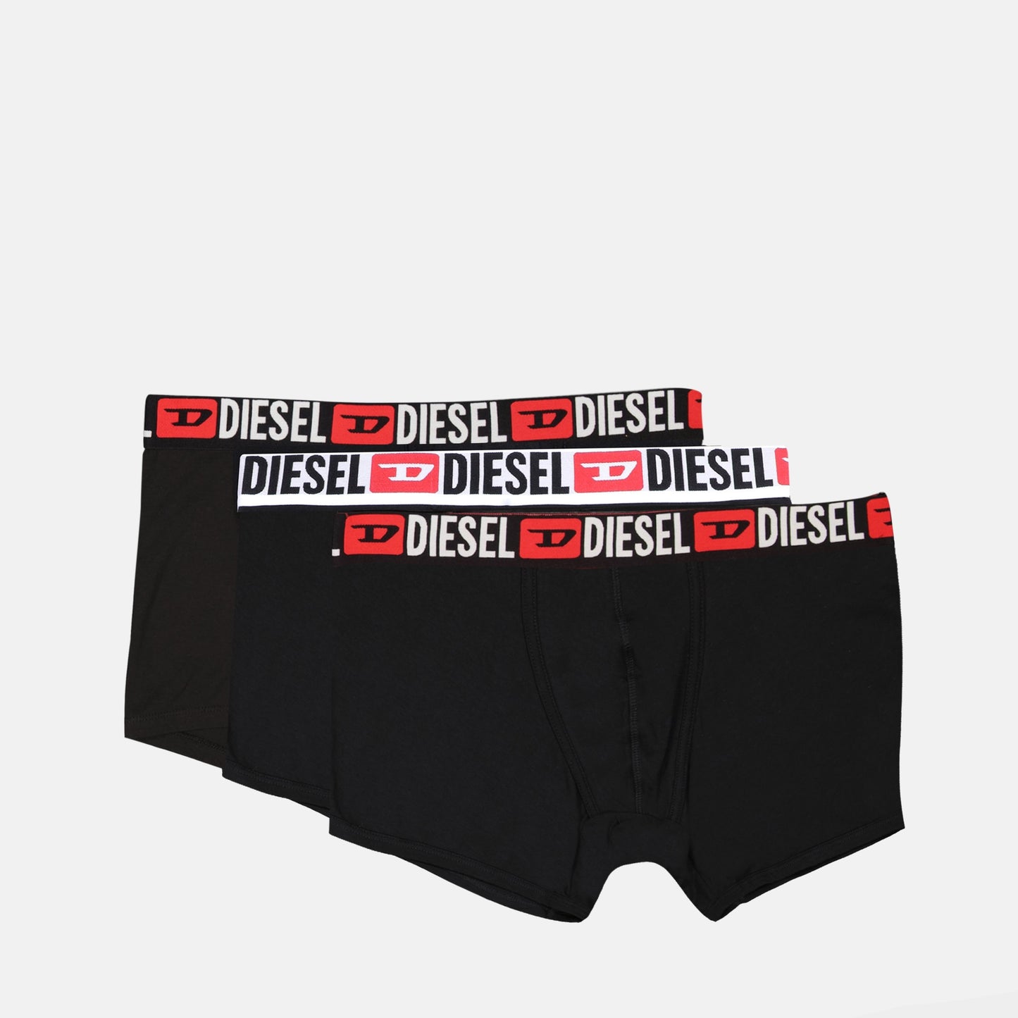 black boxer shorts, Diesel boxers, men's underwear, comfortable boxers, cotton-elastane shorts