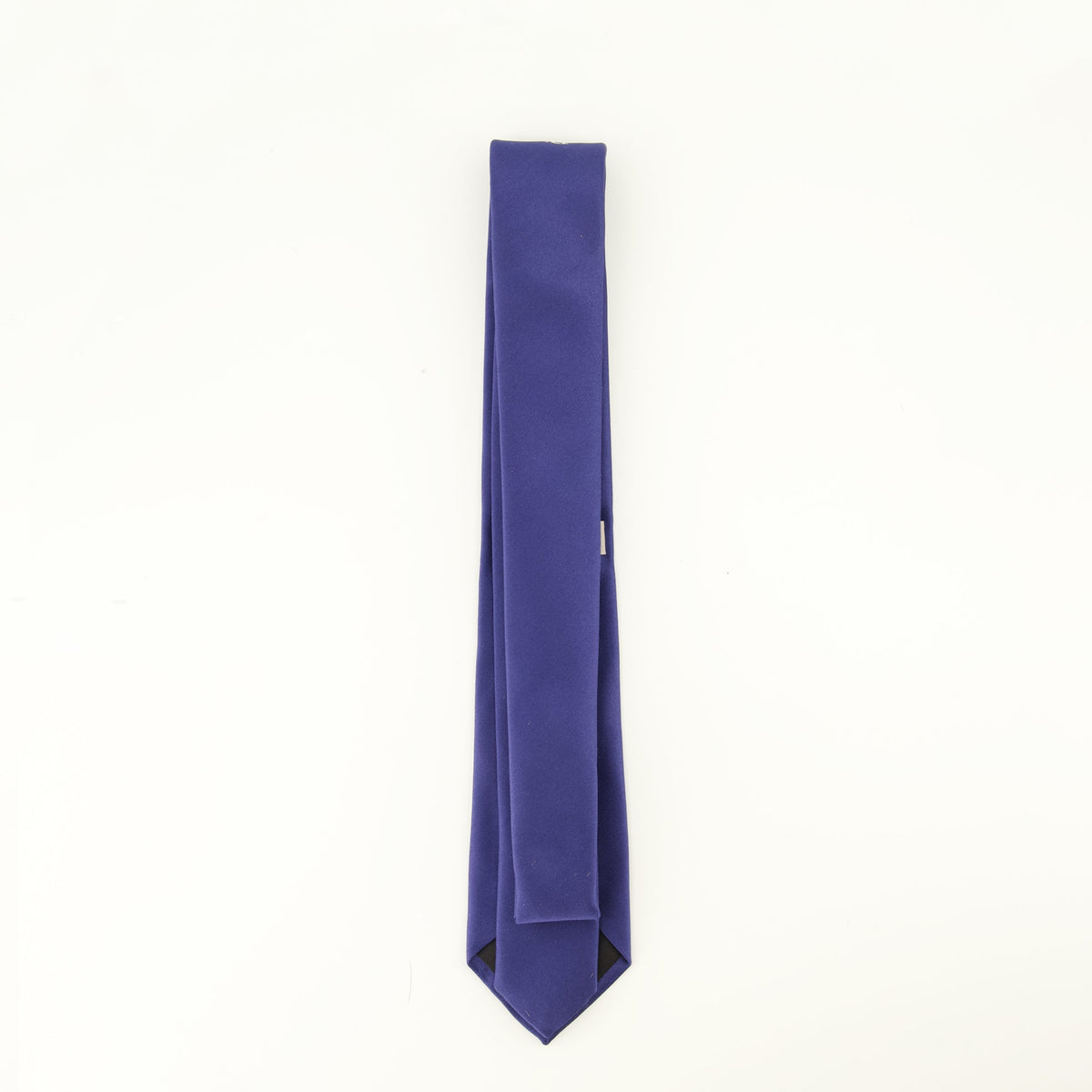 Corbata de seda azul
