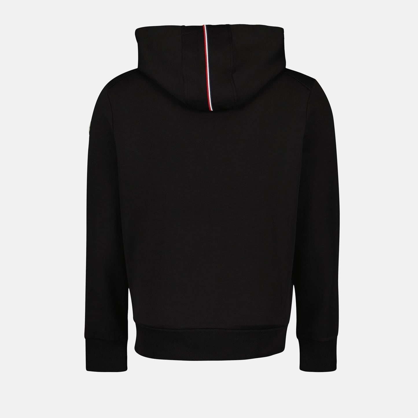 luxury hoodie, black zip-up hoodie, Moncler hoodie, designer hoodie, Autumn-Winter 2024 collection