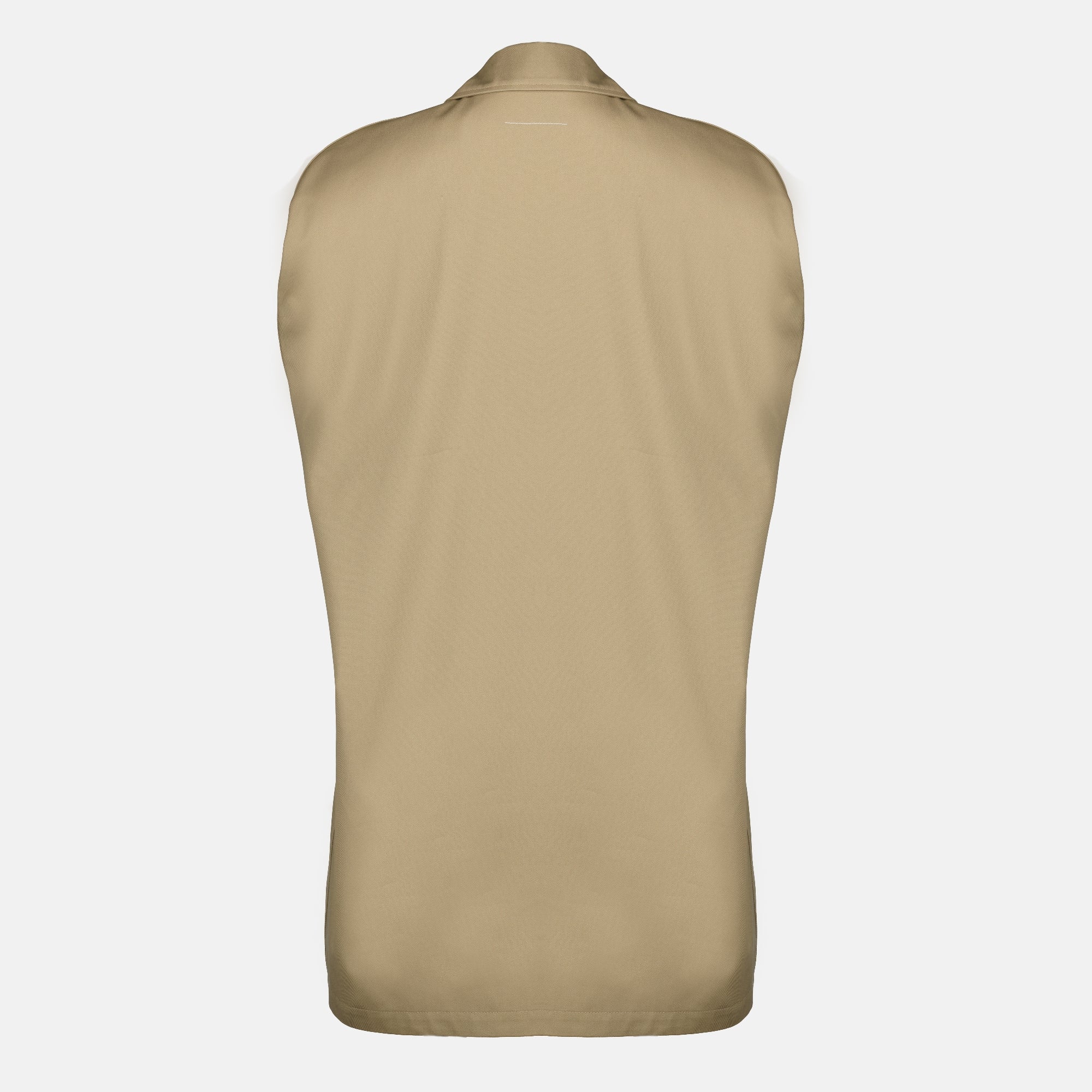 Cappotto Cappa Impermeabile in Cotone Beige