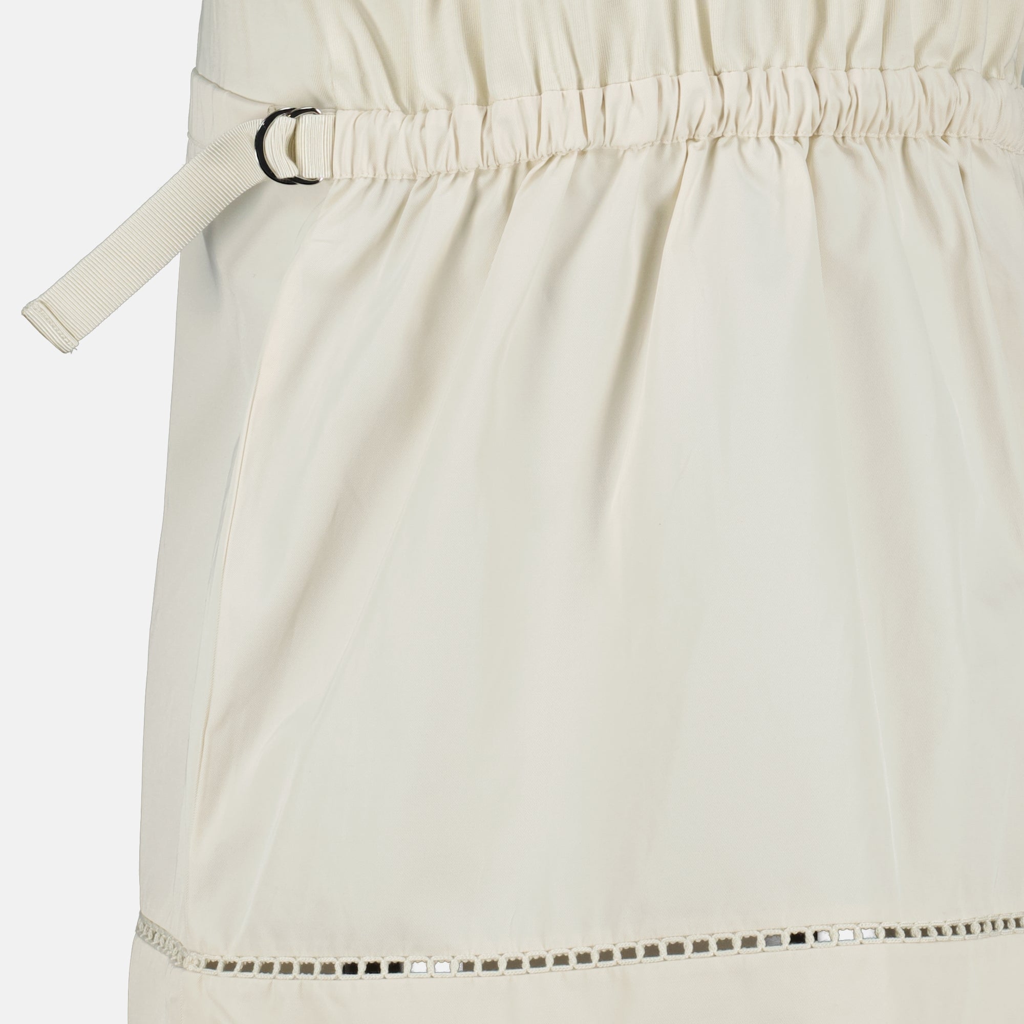 Beige Cotton Dress - Moncler - Women | WE IN STYLE