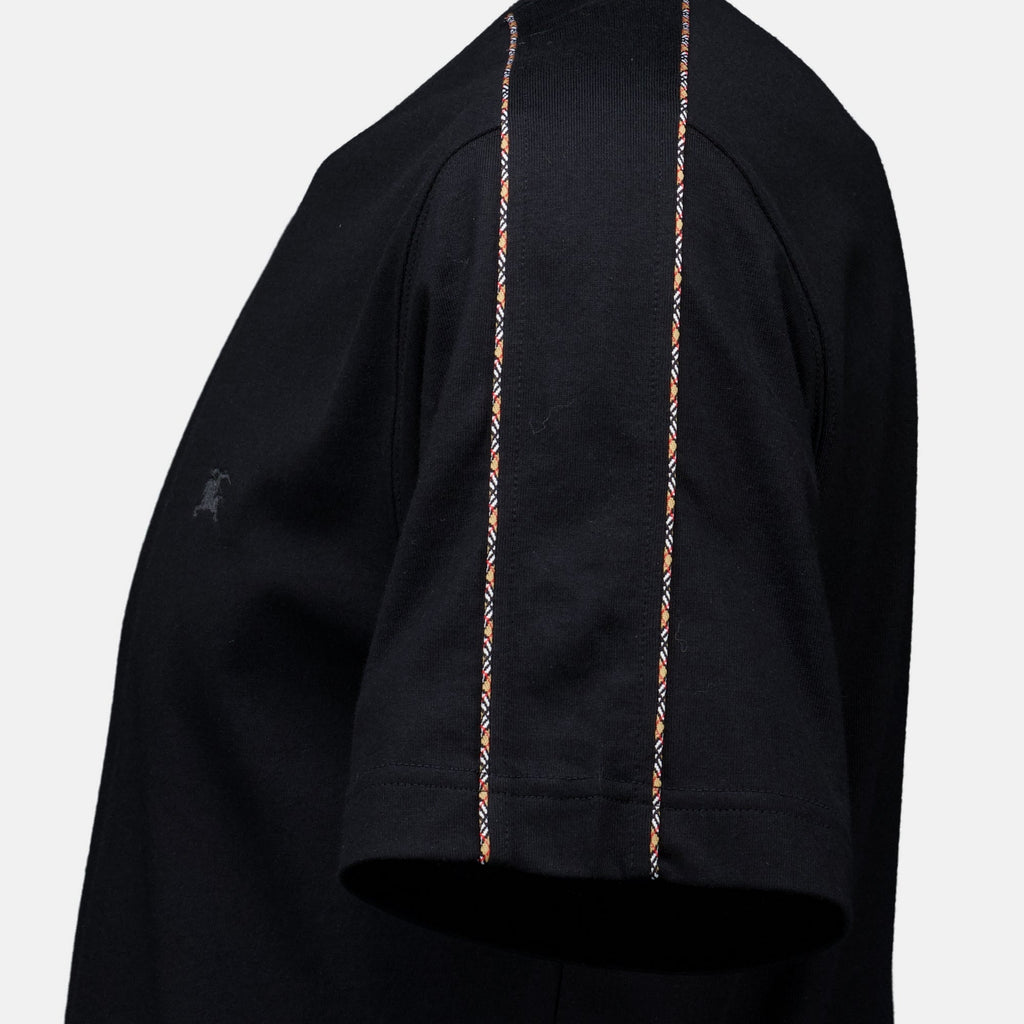T-Shirt with Check Trim