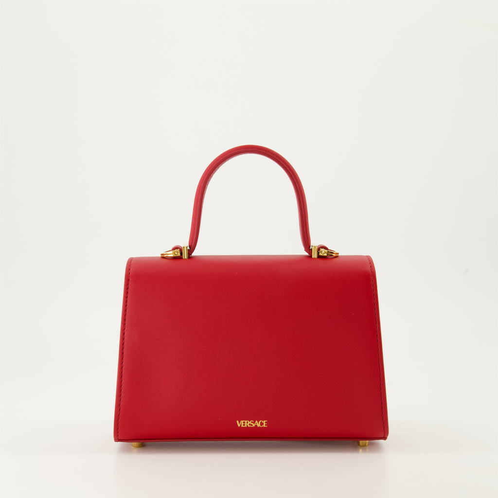 Versace bag, Medusa '95, red leather bag, small designer bag, luxury fashion accessories