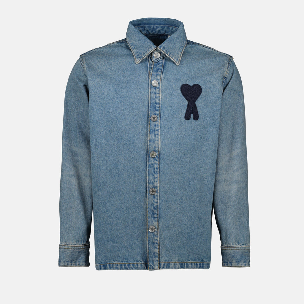denim shirt, Ami de Coeur, blue shirt, casual wear, Spring-Summer 2025
