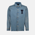denim shirt, Ami de Coeur, blue shirt, casual wear, Spring-Summer 2025