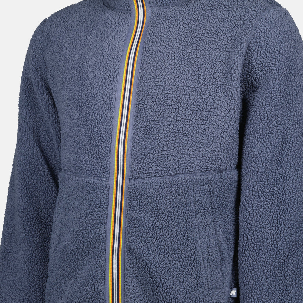 Image of Reversible Sherpa Jacket by K-Way for Men - Season Autumn-Winter 2024 - Detail View 6
