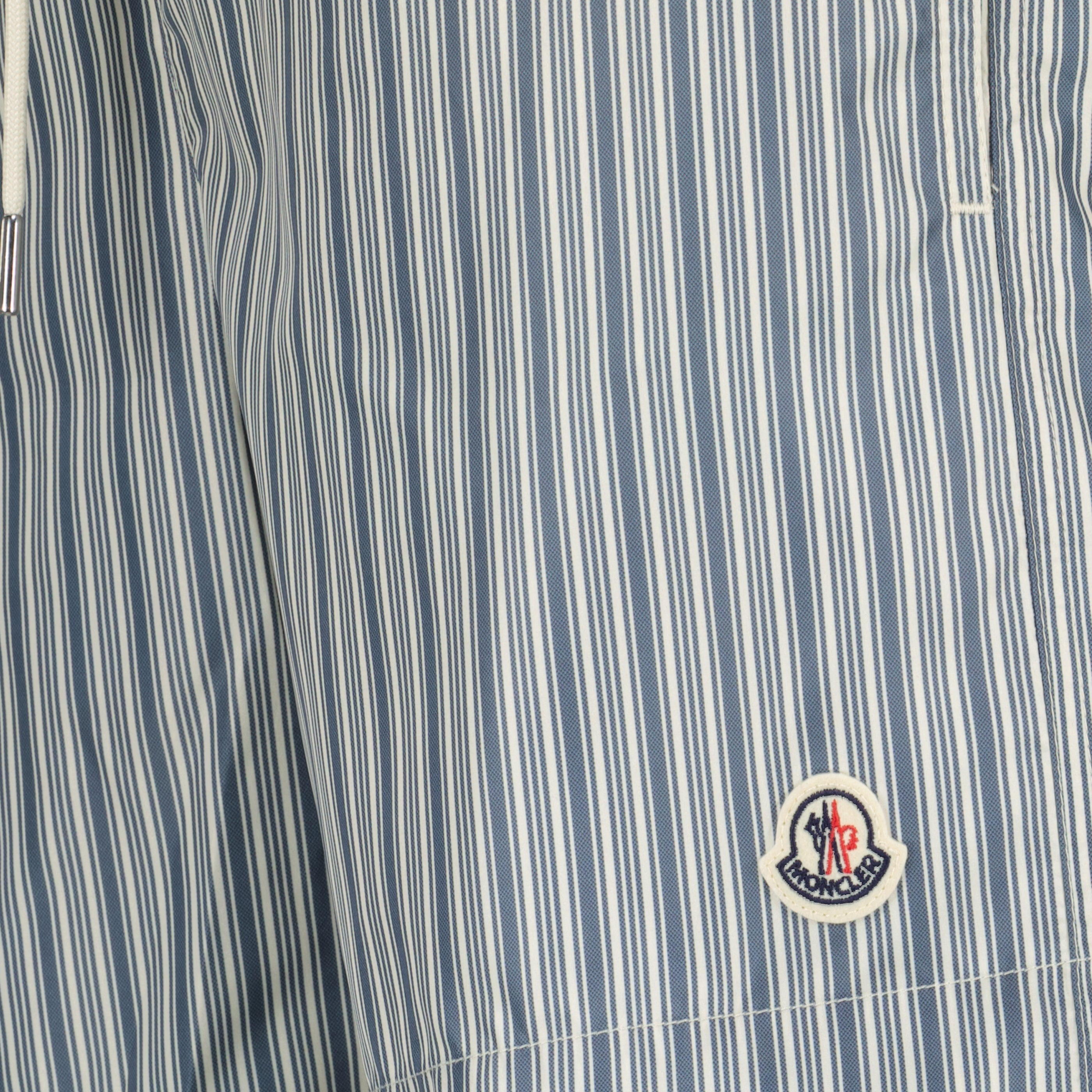 Nylon Stripe Swim Shorts