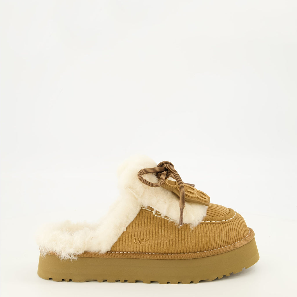 Mules Disquette Heritage Beige