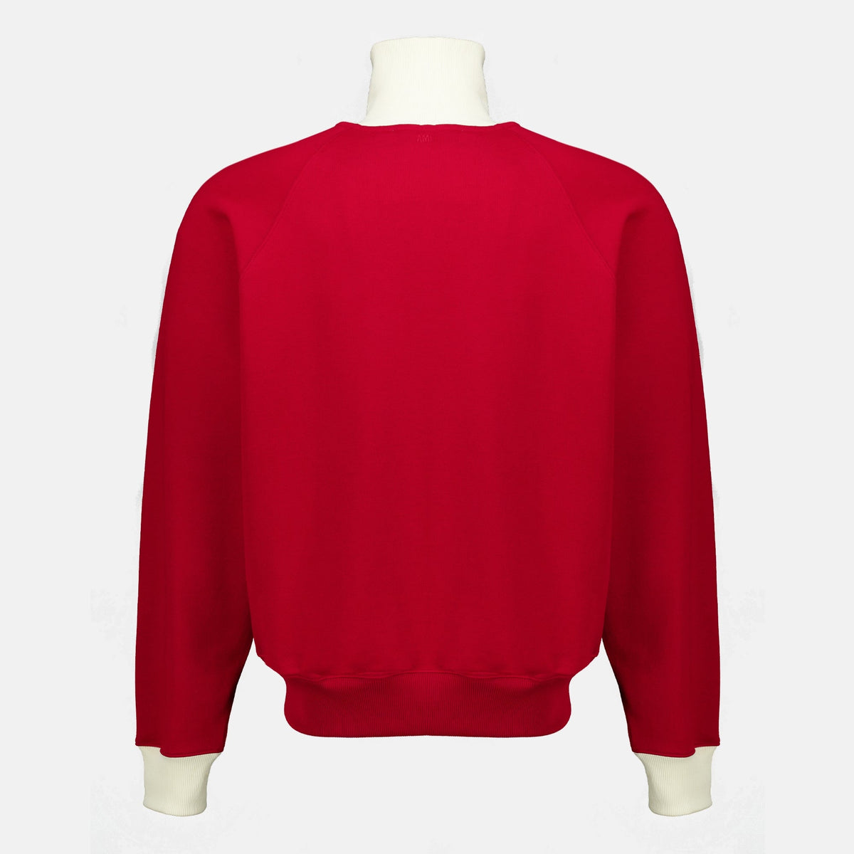 Giacca rossa in cotone con zip