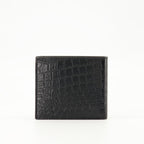 wallet, crocodile embossed, calfskin wallet, luxury accessories, designer wallet