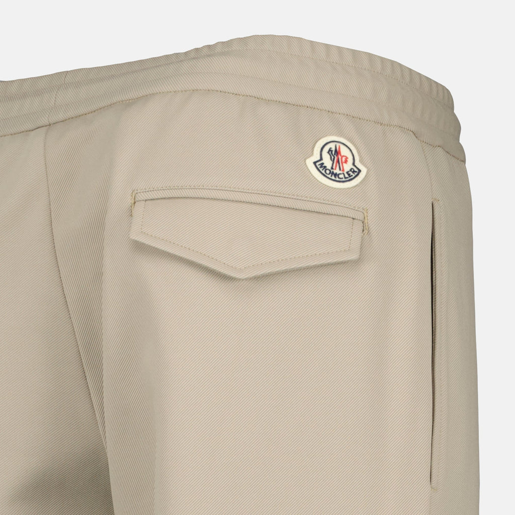 Joggers de Nylon Beige