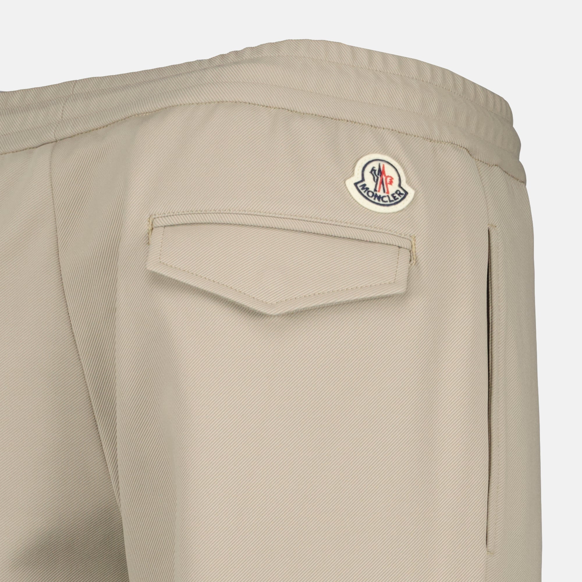 Joggers de Nylon Beige