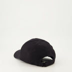 Black cotton cap, denim style hat, elegant men's accessory, casual headwear, Autumn-Winter collection