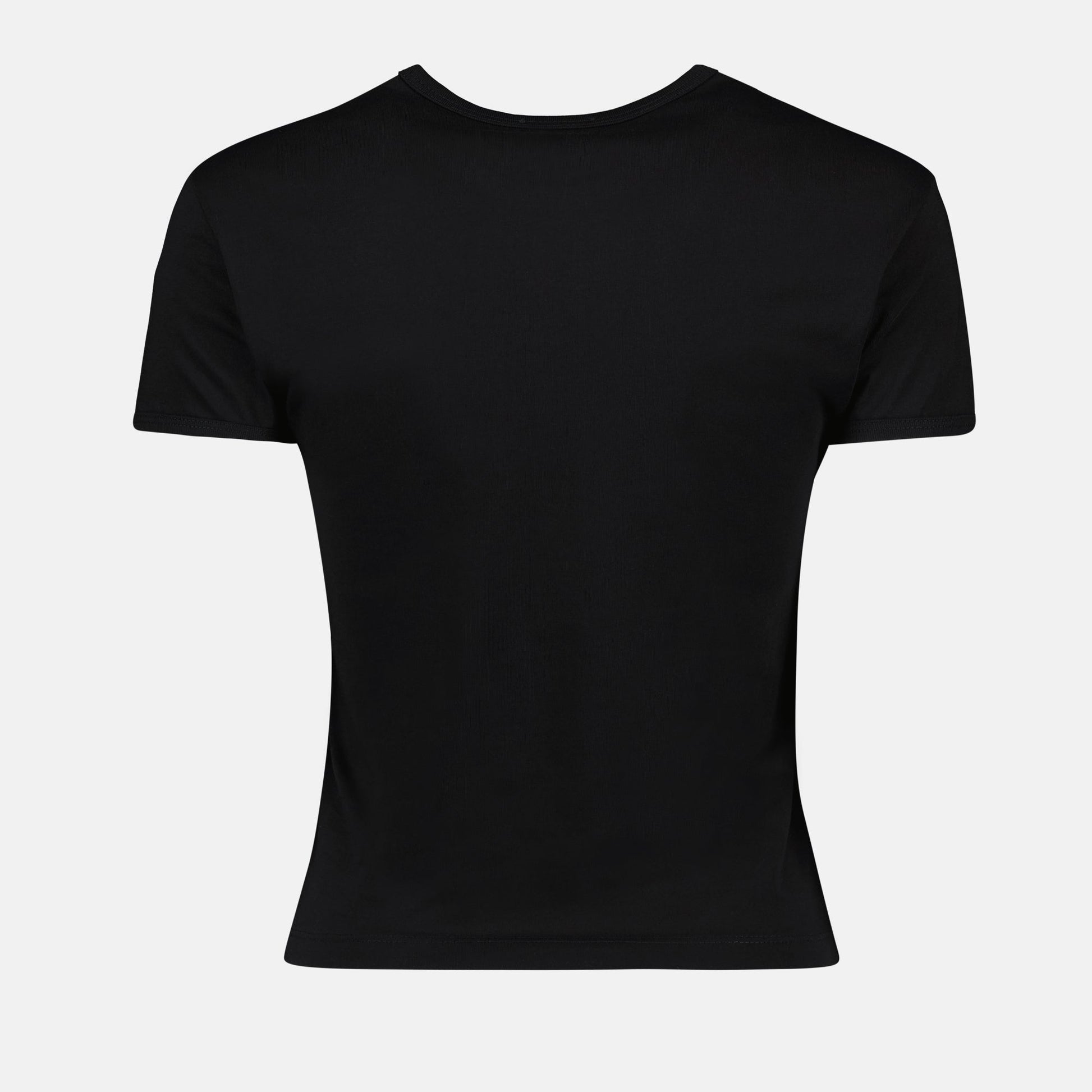 <br>Diesel T-Uncuntie-long, Black T-shirt, Autumn-Winter 2024, Luxury Cotton T-shirt, Elegant Casual Wear <br>