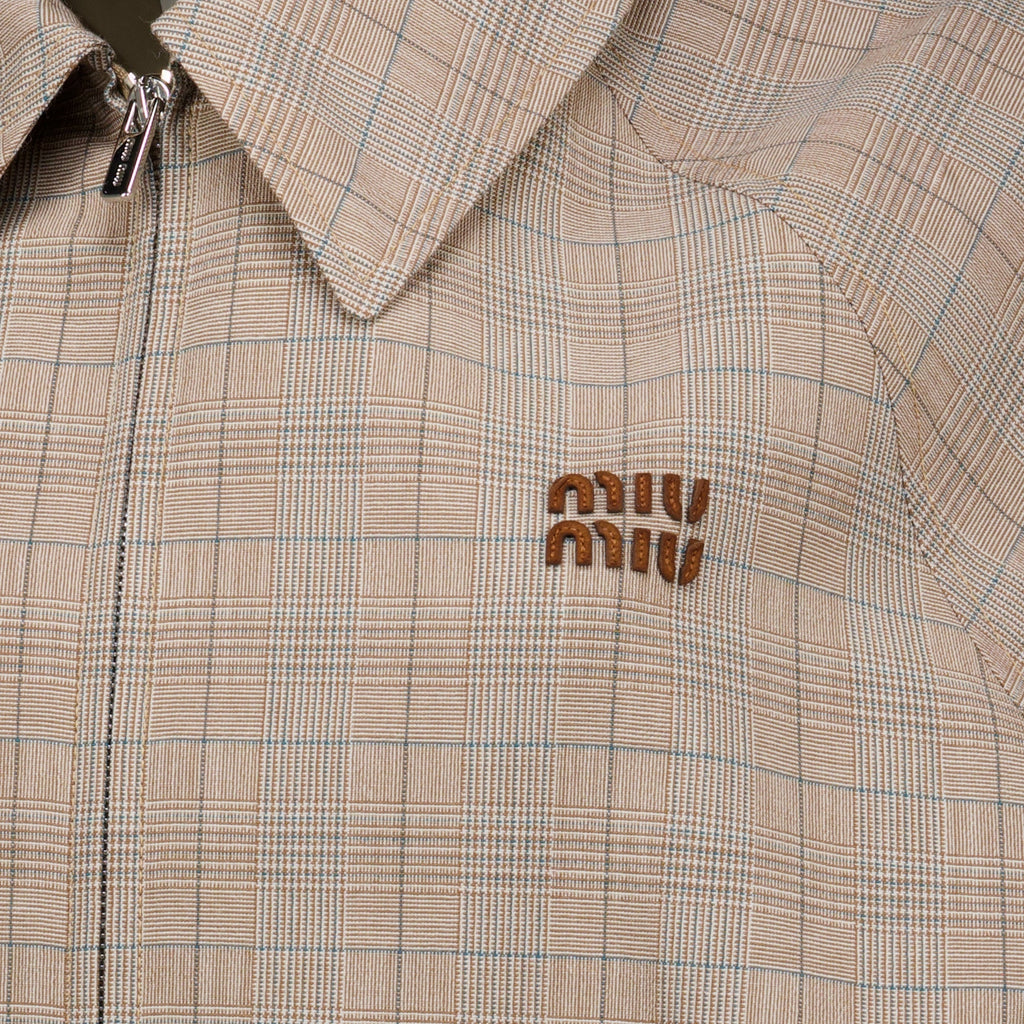 Checked Wool Jacket