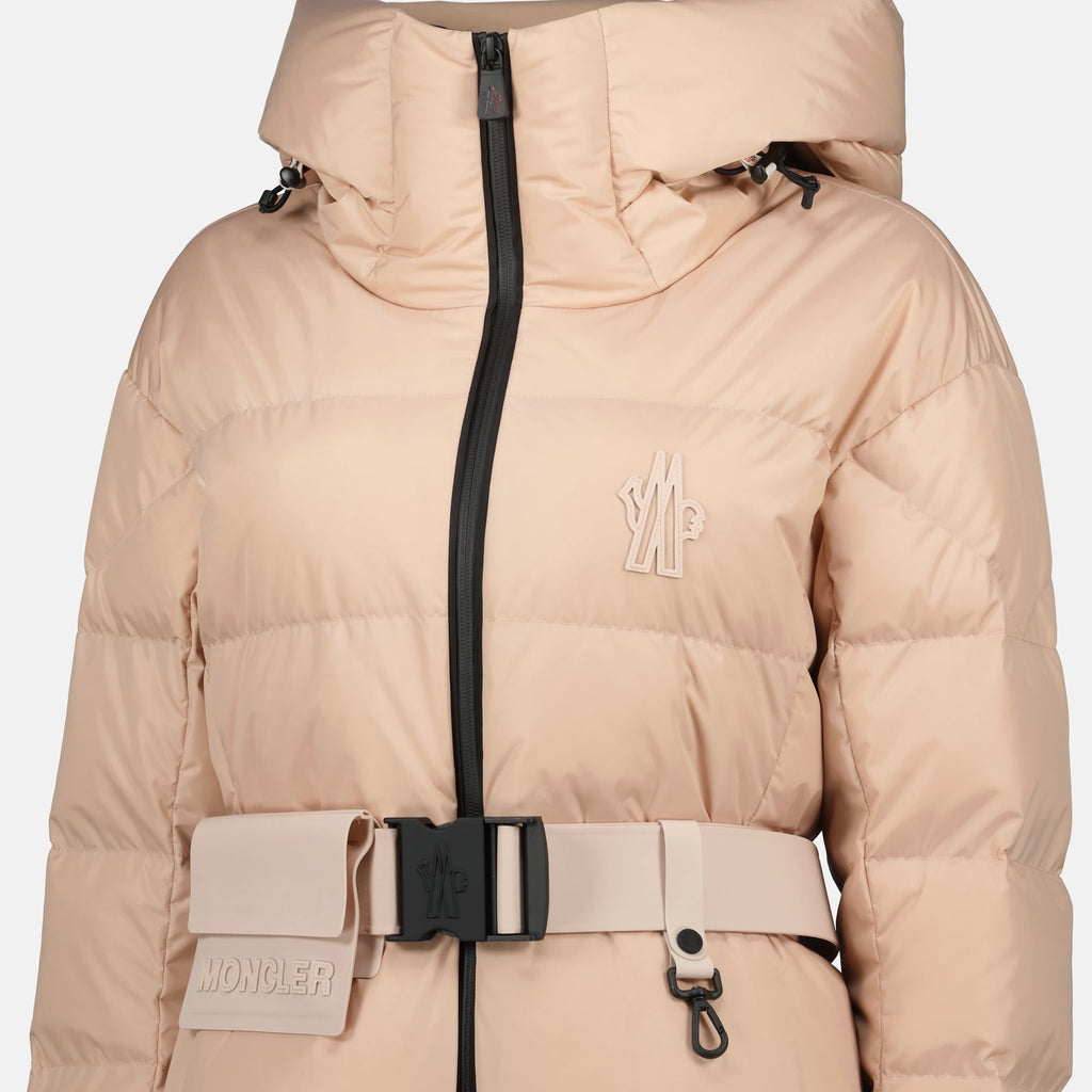 Moncler Grenoble, Bouquetin jacket, pink down jacket, women's jacket, down insulation