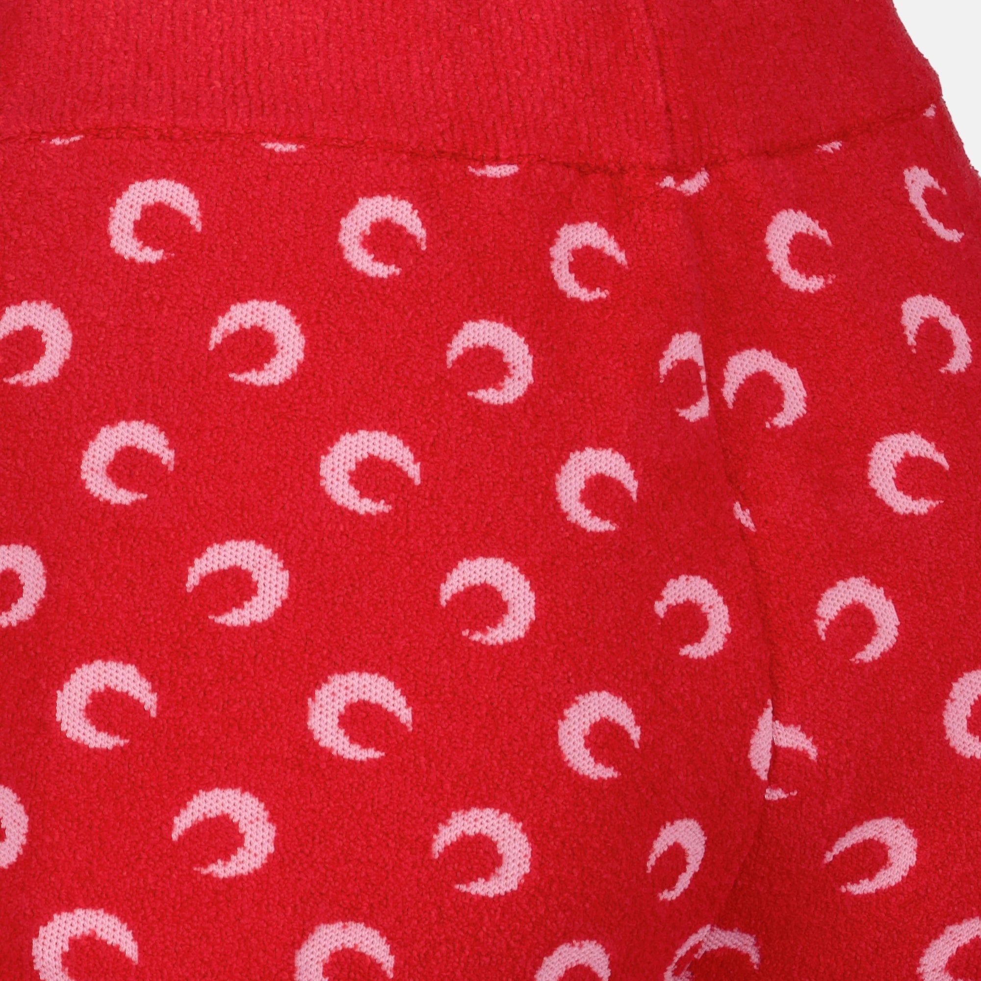 Cycliste Boucle Moon Rouge