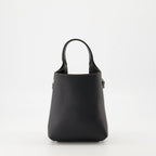 Tod's bucket bag, black leather bag, luxury handbag, calf leather accessory, designer bag