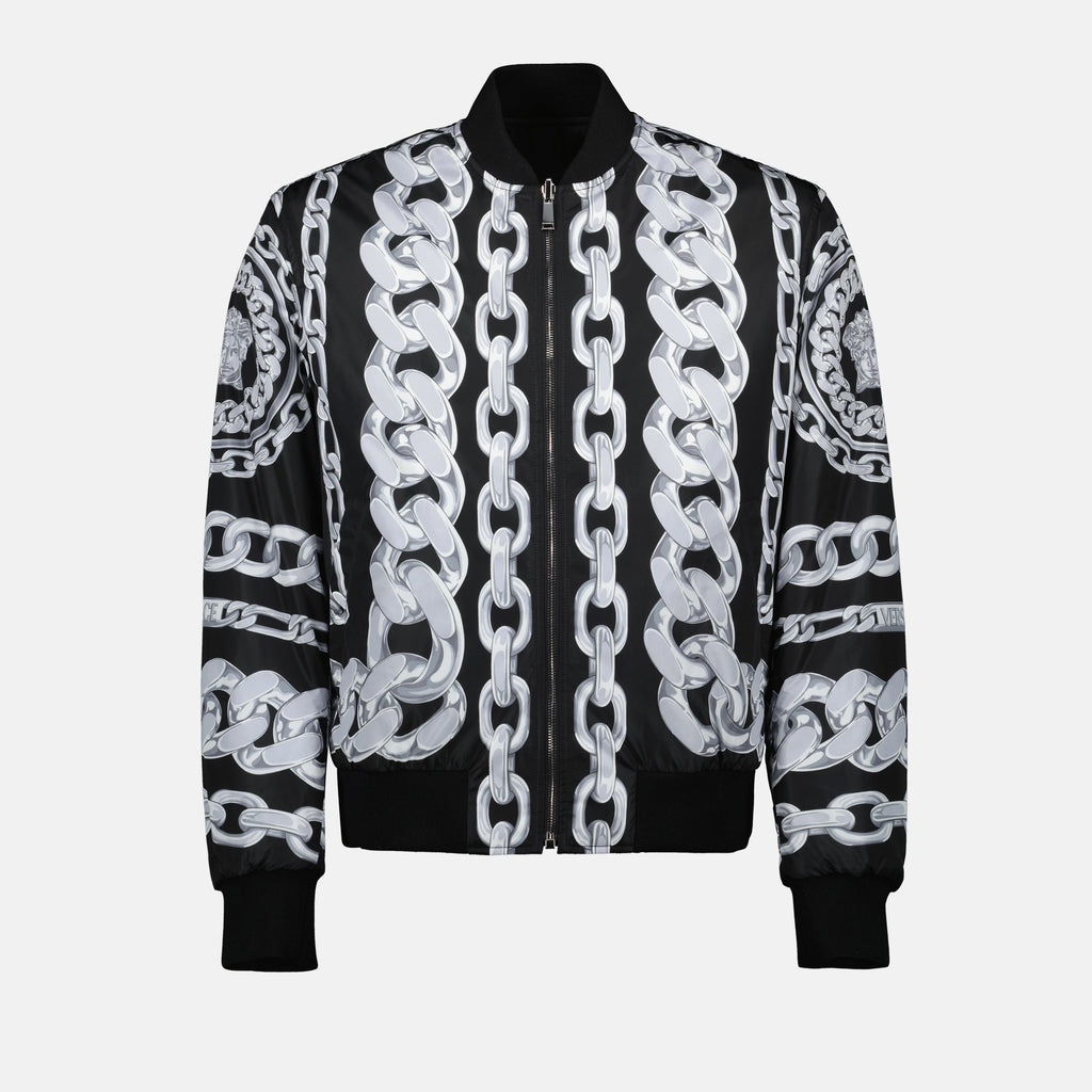 bomber jacket, Versace, reversible jacket, men's fashion, spring summer collection