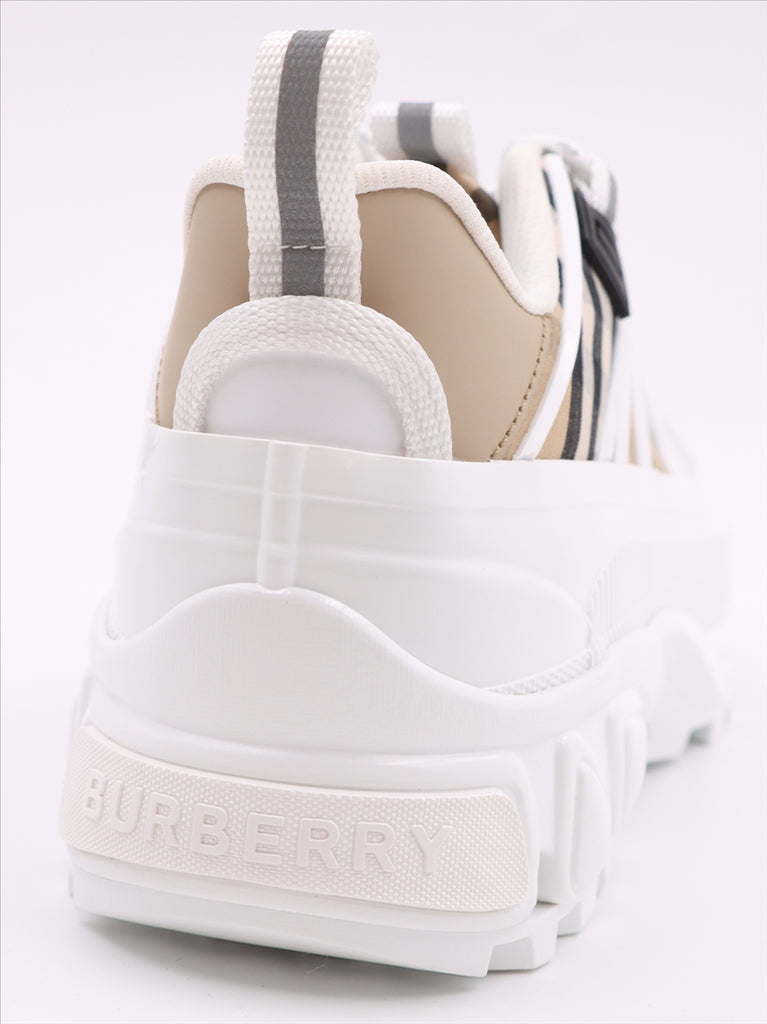 Burberry sneakers, luxury women's shoes, checkered sneakers, high-end footwear, Burberry Arthur shoes