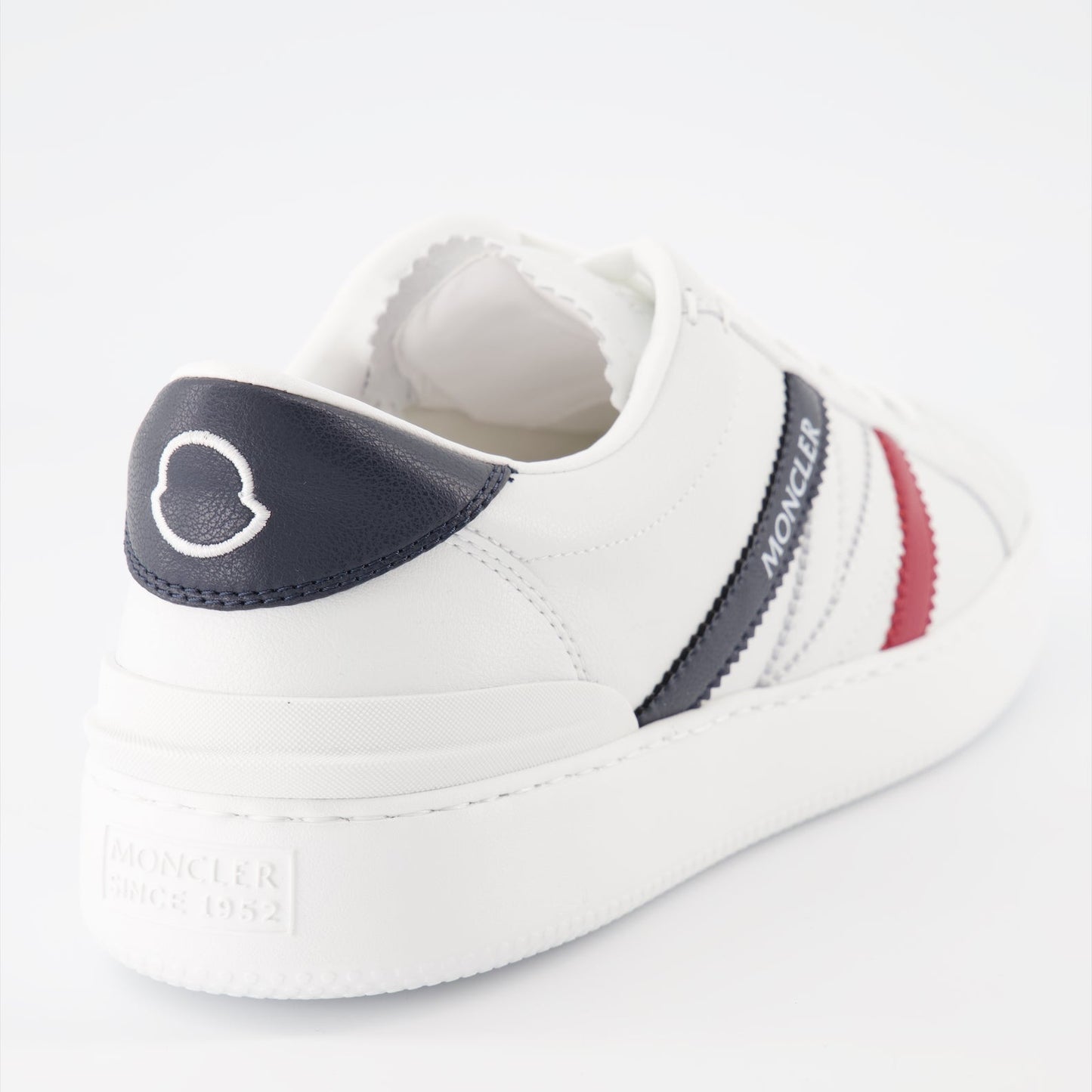 Moncler sneakers, white leather sneakers, luxury men's footwear, designer sneakers, men's casual fashion