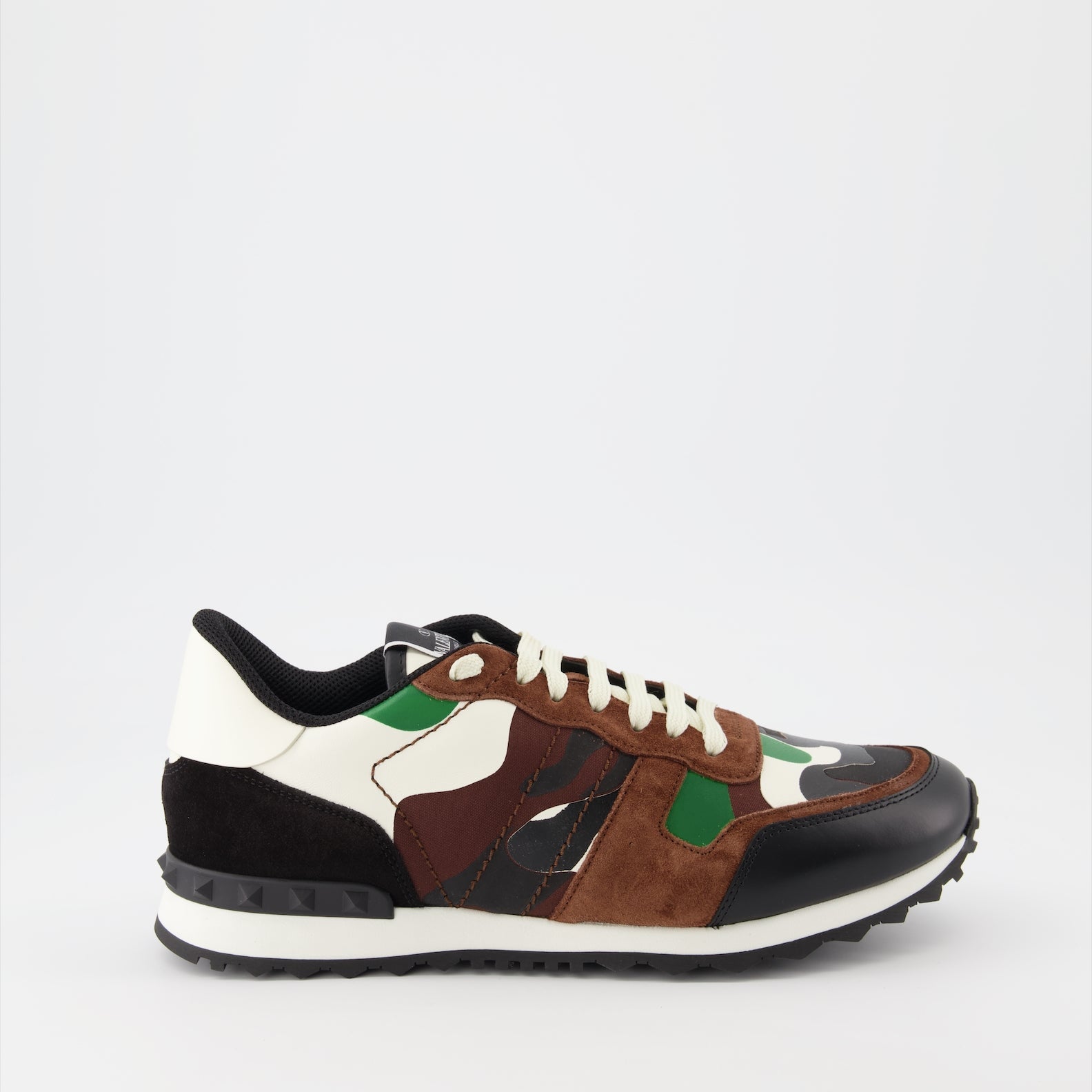 Valentino Garavani, Camouflage sneakers, luxury men's shoes, designer footwear, Rockrunner