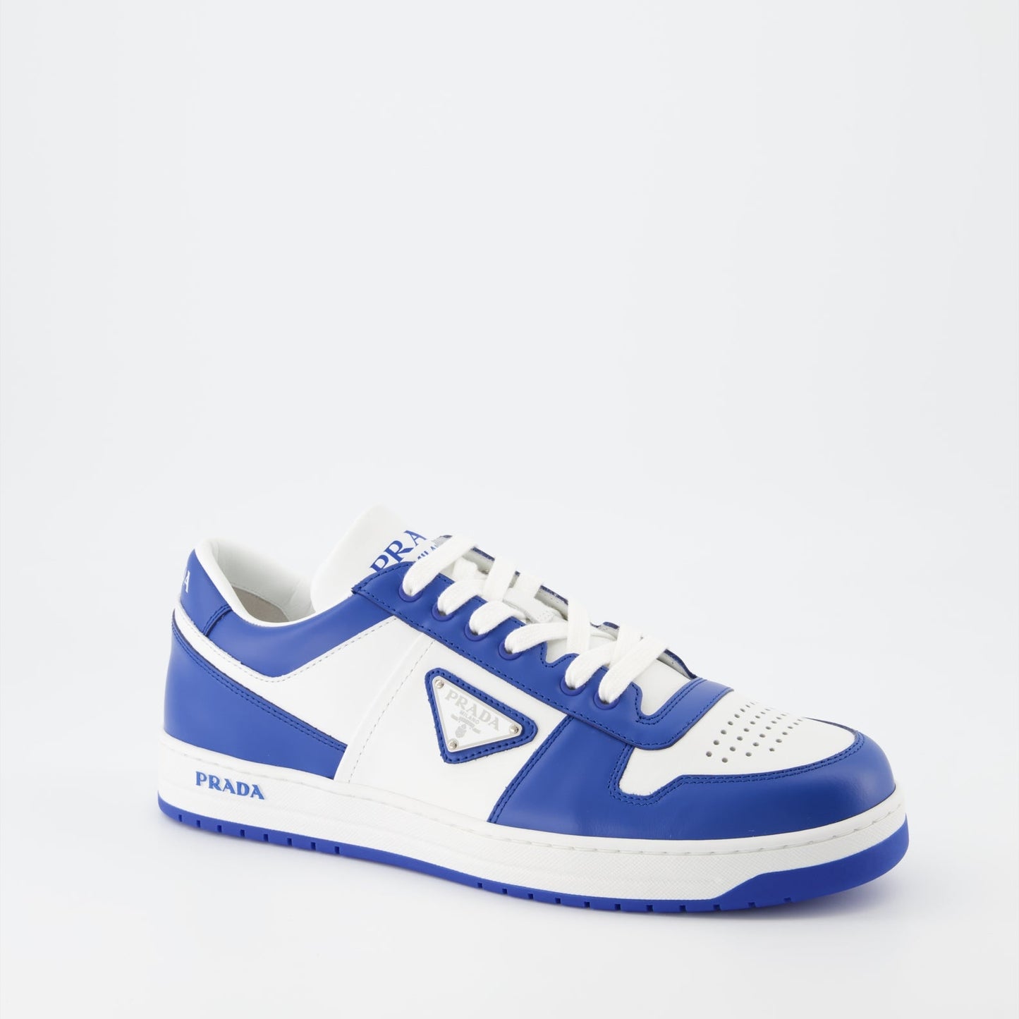 Prada, luxury sneakers, blue-white sneakers, men's fashion, high-end footwear