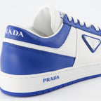 Prada, luxury sneakers, blue-white sneakers, men's fashion, high-end footwear