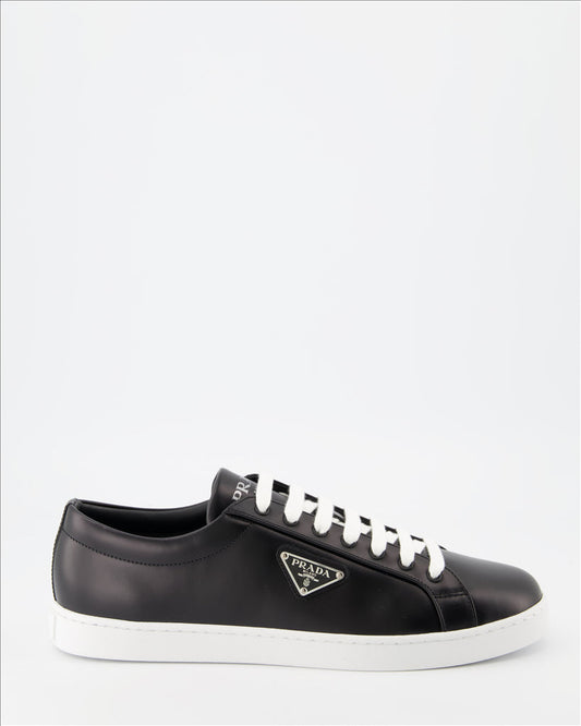 Prada, leather sneakers, luxury, men's shoes, high-end fashion