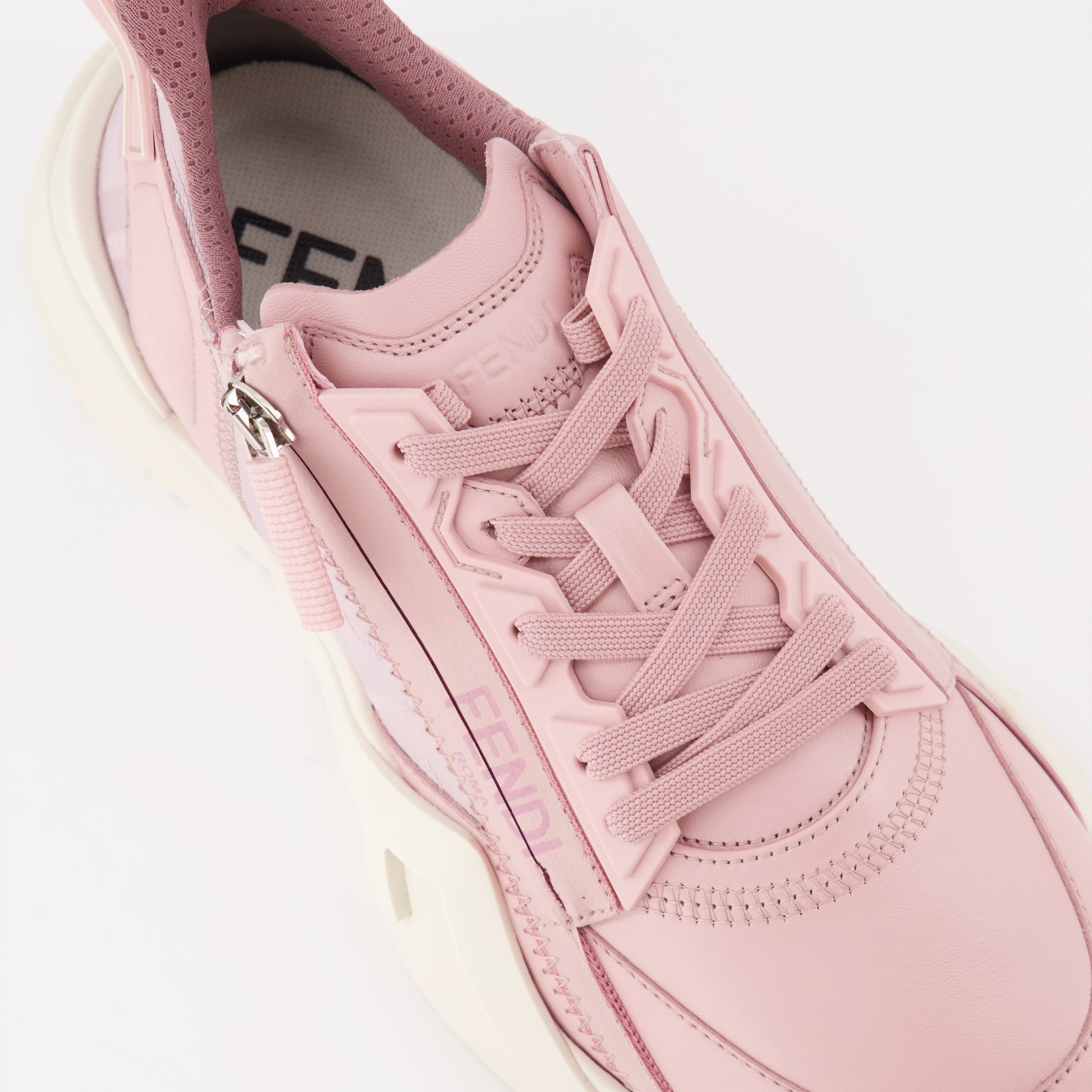 Fendi Flow Rose Sneakers, Luxury Women's Sneakers, Fendi Footwear, Designer Sneakers, High-End Women's Shoes