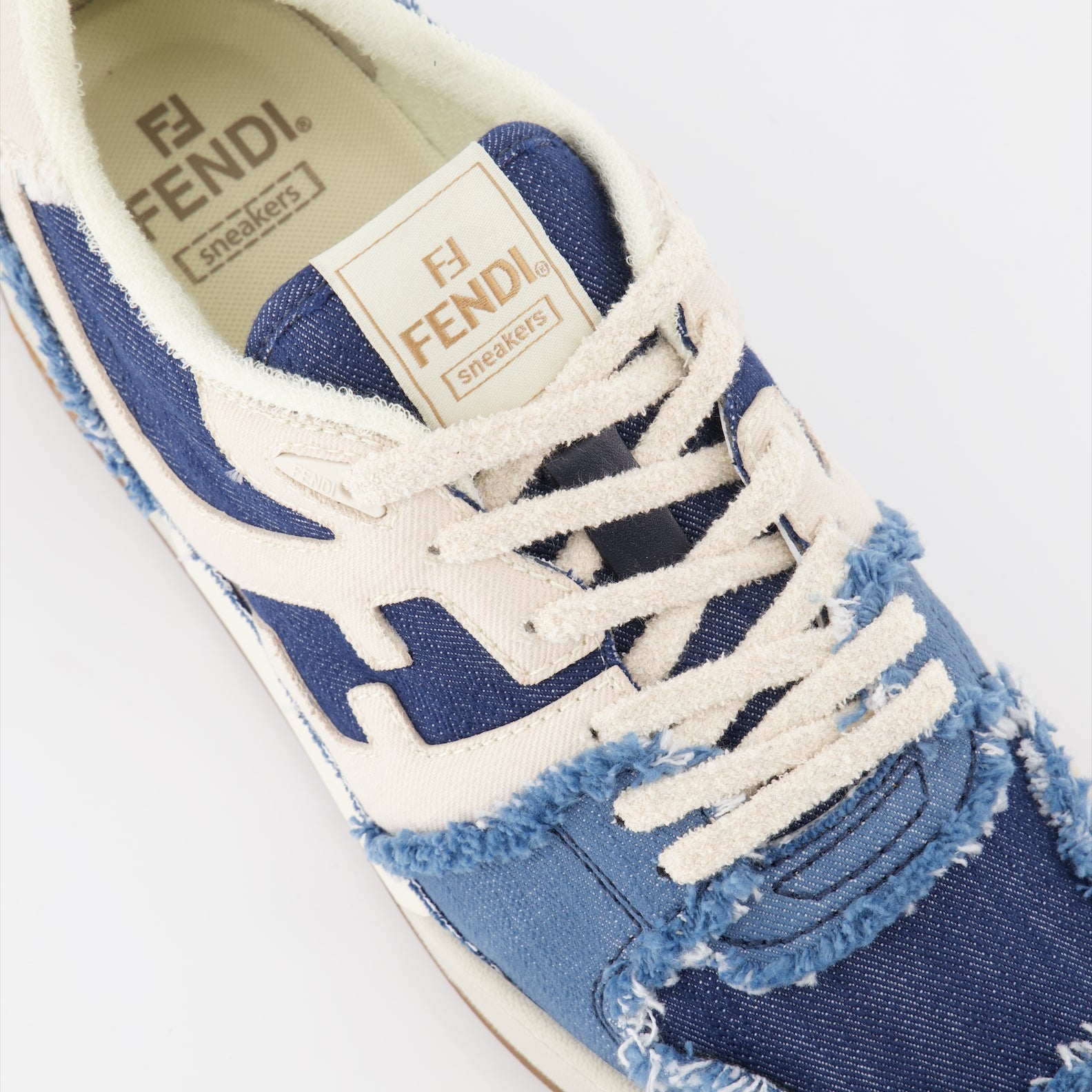 Fendi fashion blue sneakers